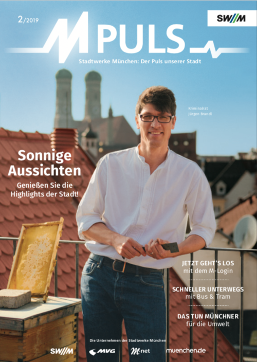 Cover of the M-Puls magazine 2/2019