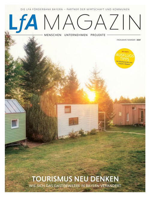 Cover of the LfA magazine spring/summer 2019