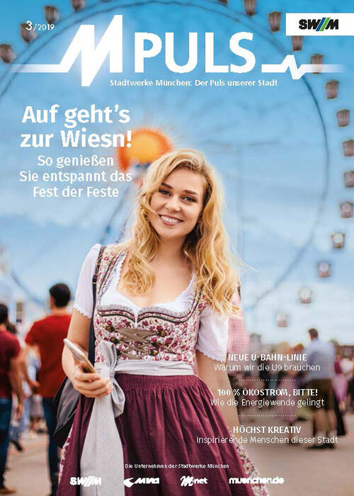 Cover of the M-Puls magazine 03/2019
