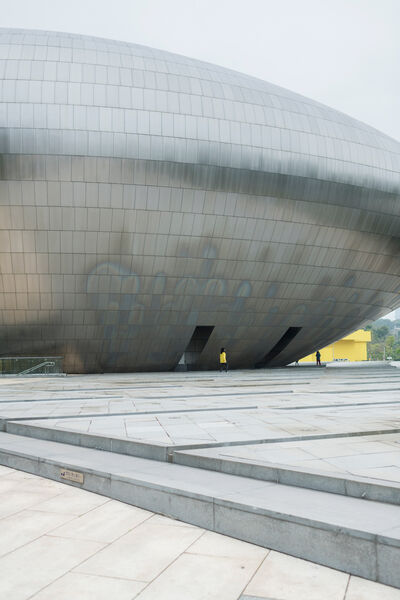 Futuristic UFO building in Shenzhen