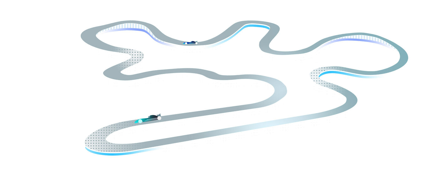 Illustrative sketch of a Formula 1 track by Hermann Tilke
