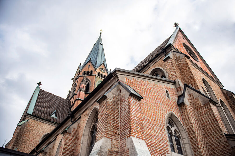 Außenansicht der Erzabtei Sankt Ottilien