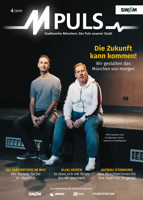 Cover des M-Puls Magazins der Stadtwerke München