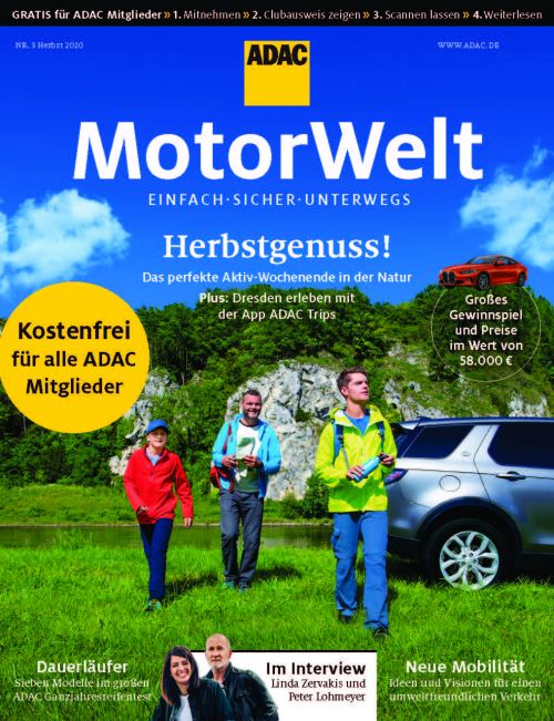 Cover of the ADAC Motorwelt issue 03/2020