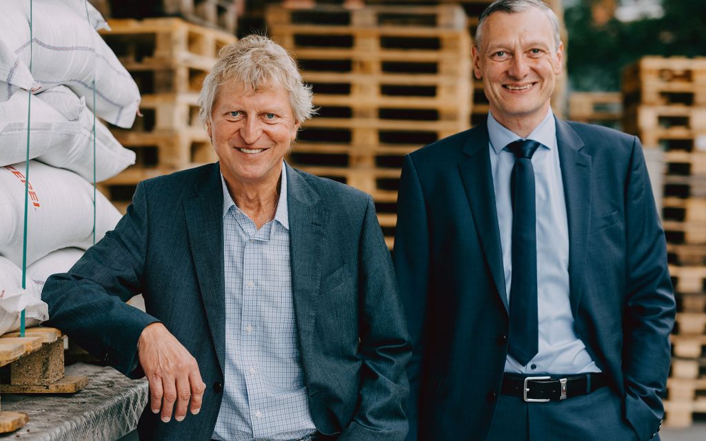 Managing Directors Bamberg Malting Rudi Gläser and Markus Burteisen