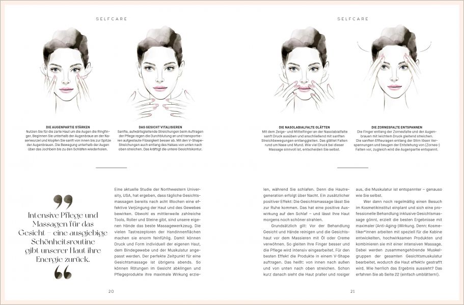 Layout Facial Massage Maria Galland